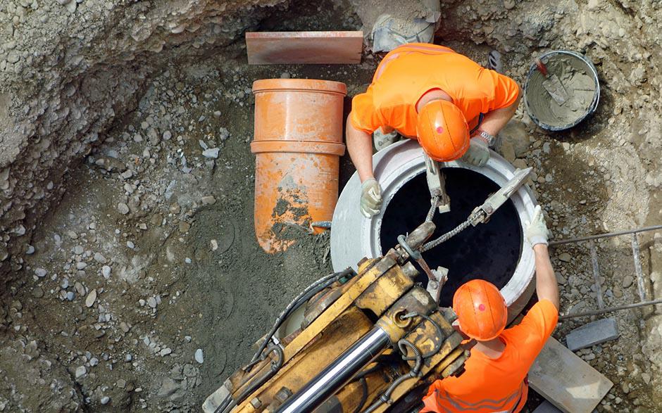 canalisation egout Montmagny